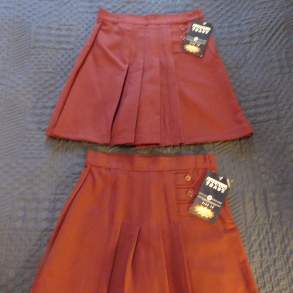 French Toast Other - Girls Burgundy Skort Two Tab Scooter French Toast School Uniform Sizes 16 3/ 20.